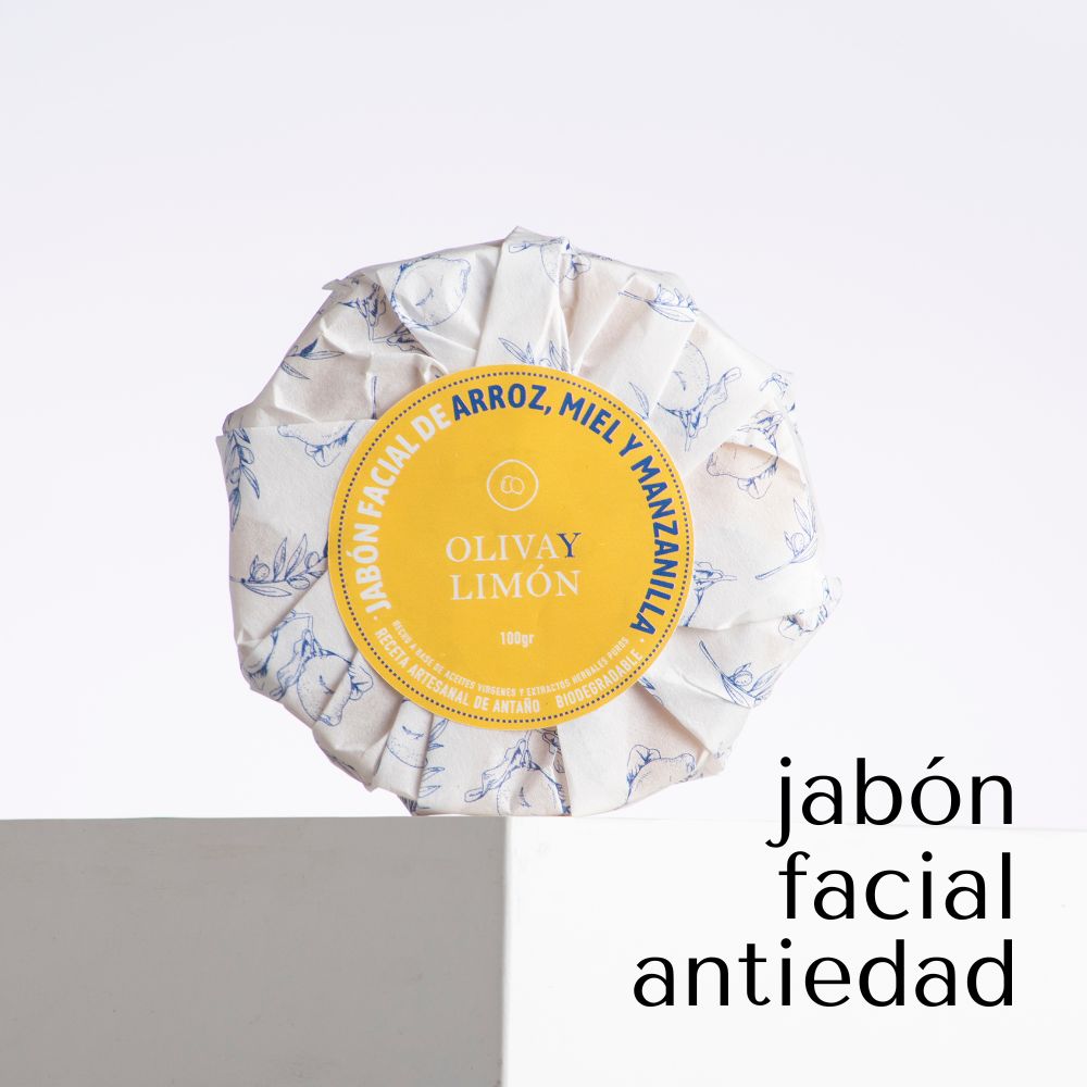 Jabón de Arroz, miel, aloe y manzanilla